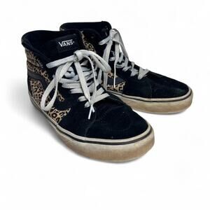 Vans Sk8-Hi Filmore Cheetah Print Sneakers Size 7.5 Womens